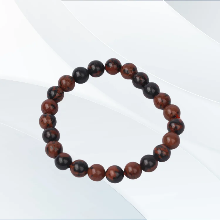    Natural Mahogany Obsidian Bracelet
